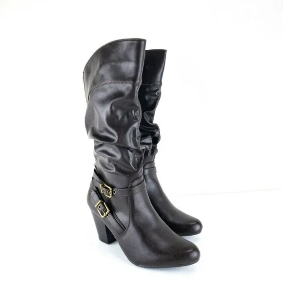 White Mountain Shoes White Mountain Boots Womens Buckle Mid